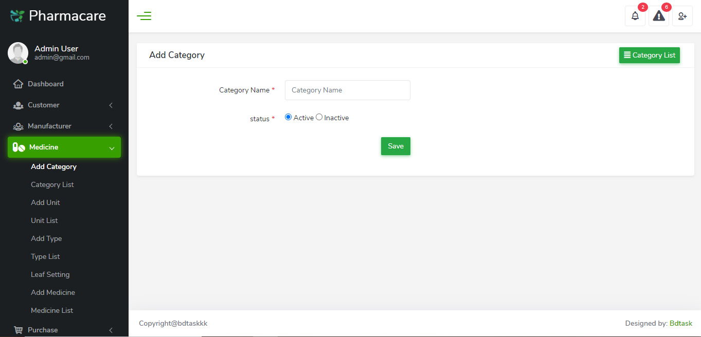 Add Category